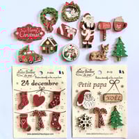 Image 2 of Christmas themed buttons