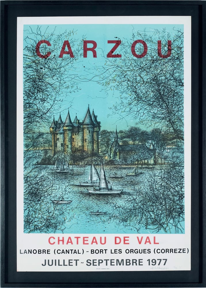 Image of carzou / chateau de val / poster 22/007