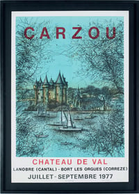 Image 1 of carzou / chateau de val / poster 22/070