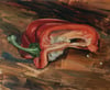 Red Pepper, still life oil painting