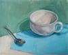 Tea for One, still life oil painting