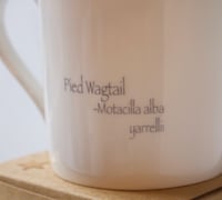 Image 3 of Pied Wagtail English fine bone china Mug