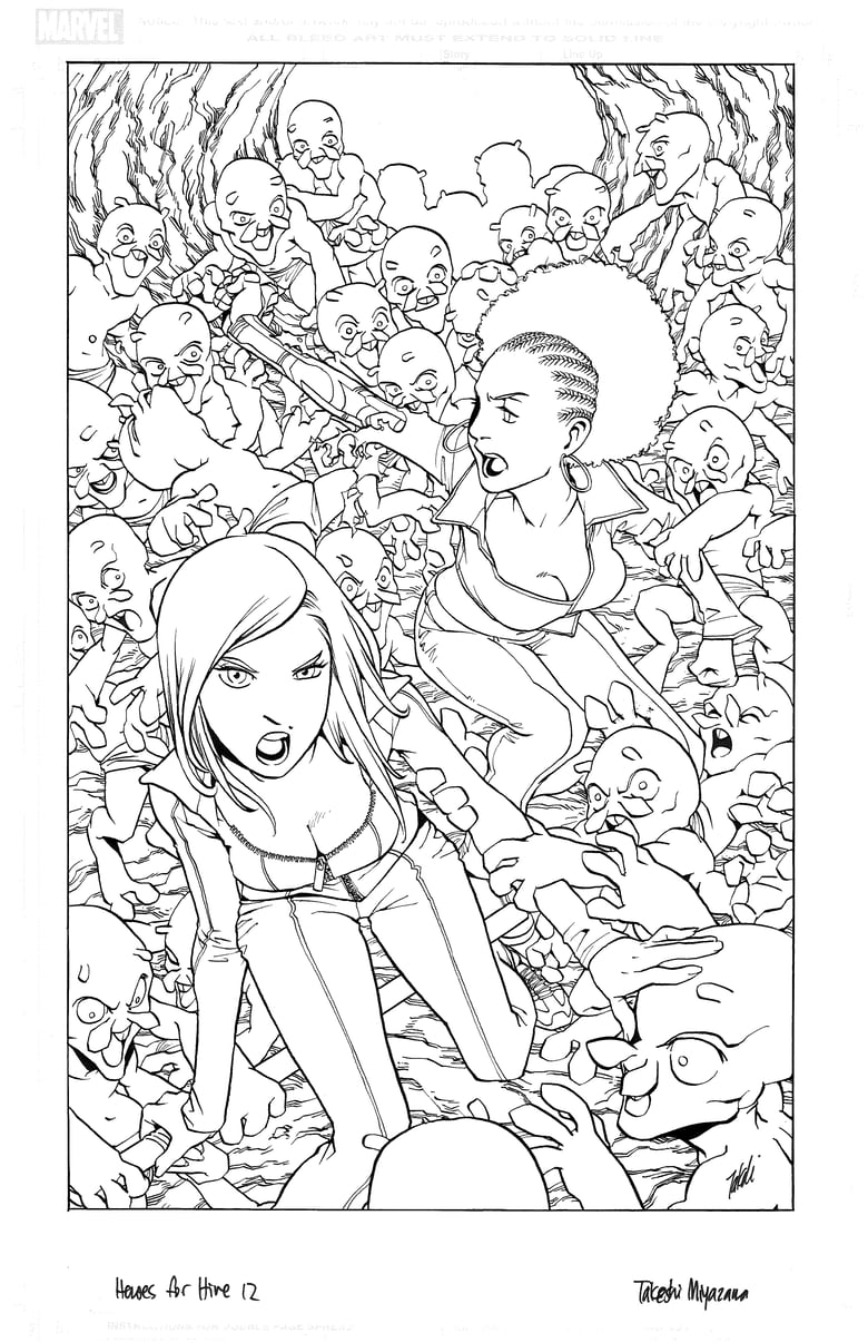 Image of Heroes for Hire #12 variant cover