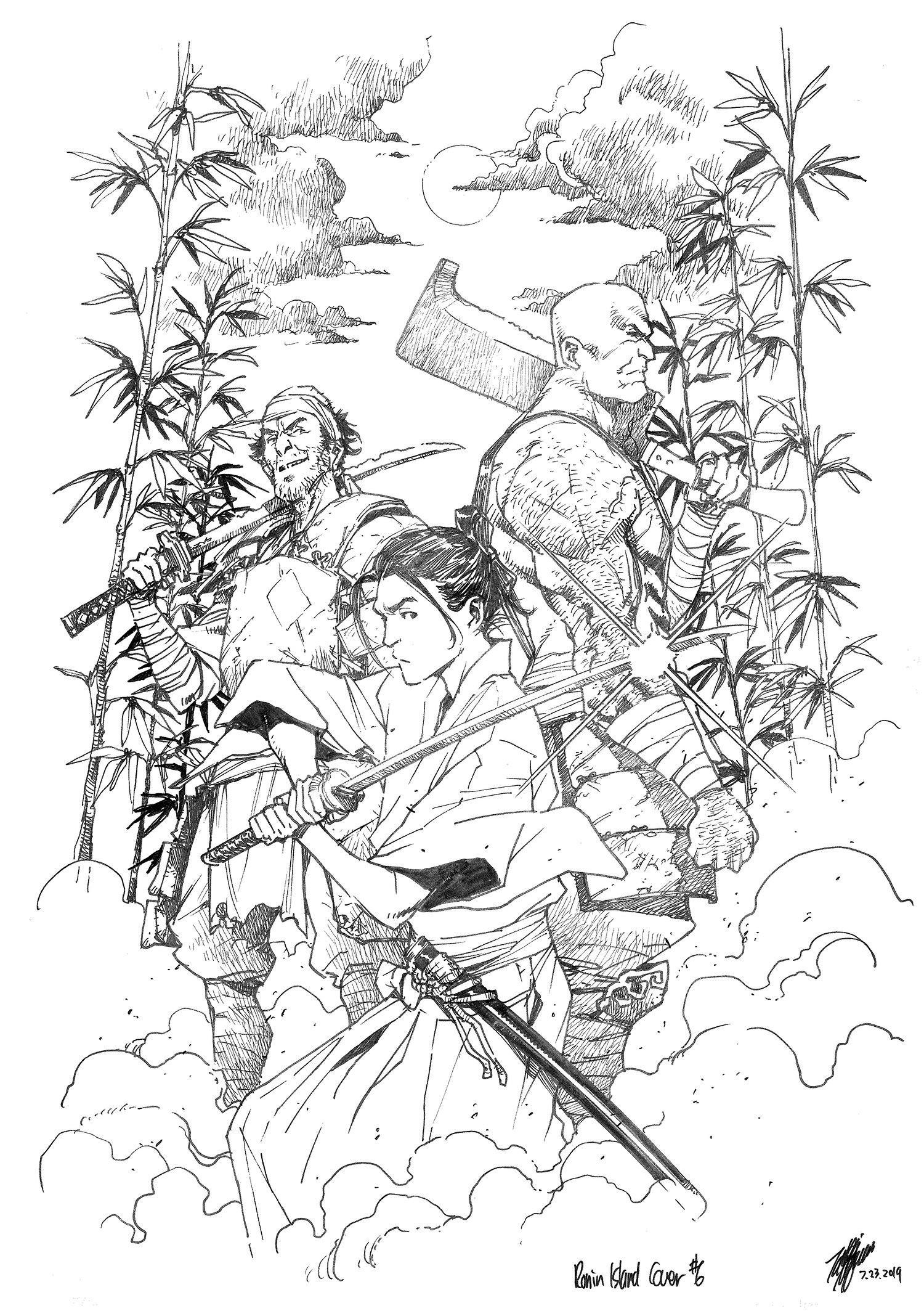 Image of Ronin Island #6 cover