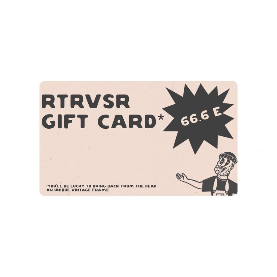 Image of RTRVSR "EVIL" GIFT CARD 66,6E
