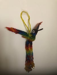 Hand Beaded Hummingbird -  Guatemala
