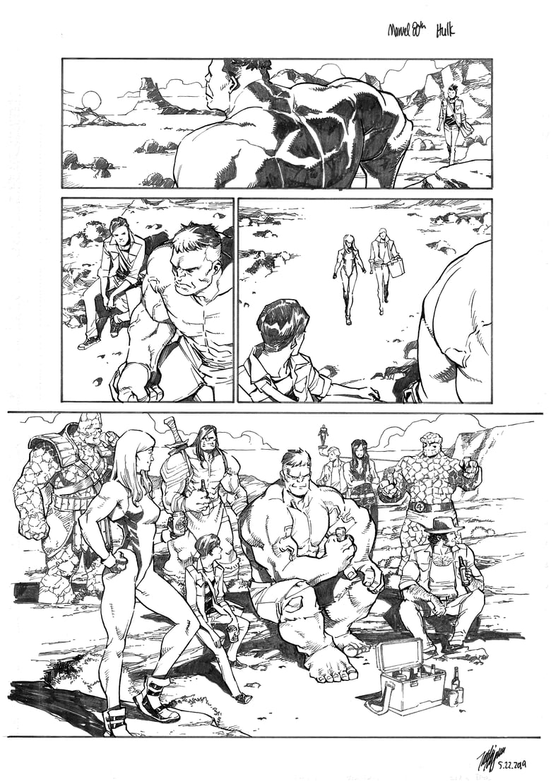 Image of Marvel comics #1000 issue Hulk