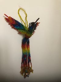 Beaded Humming Bird Ornament  - Guatemala