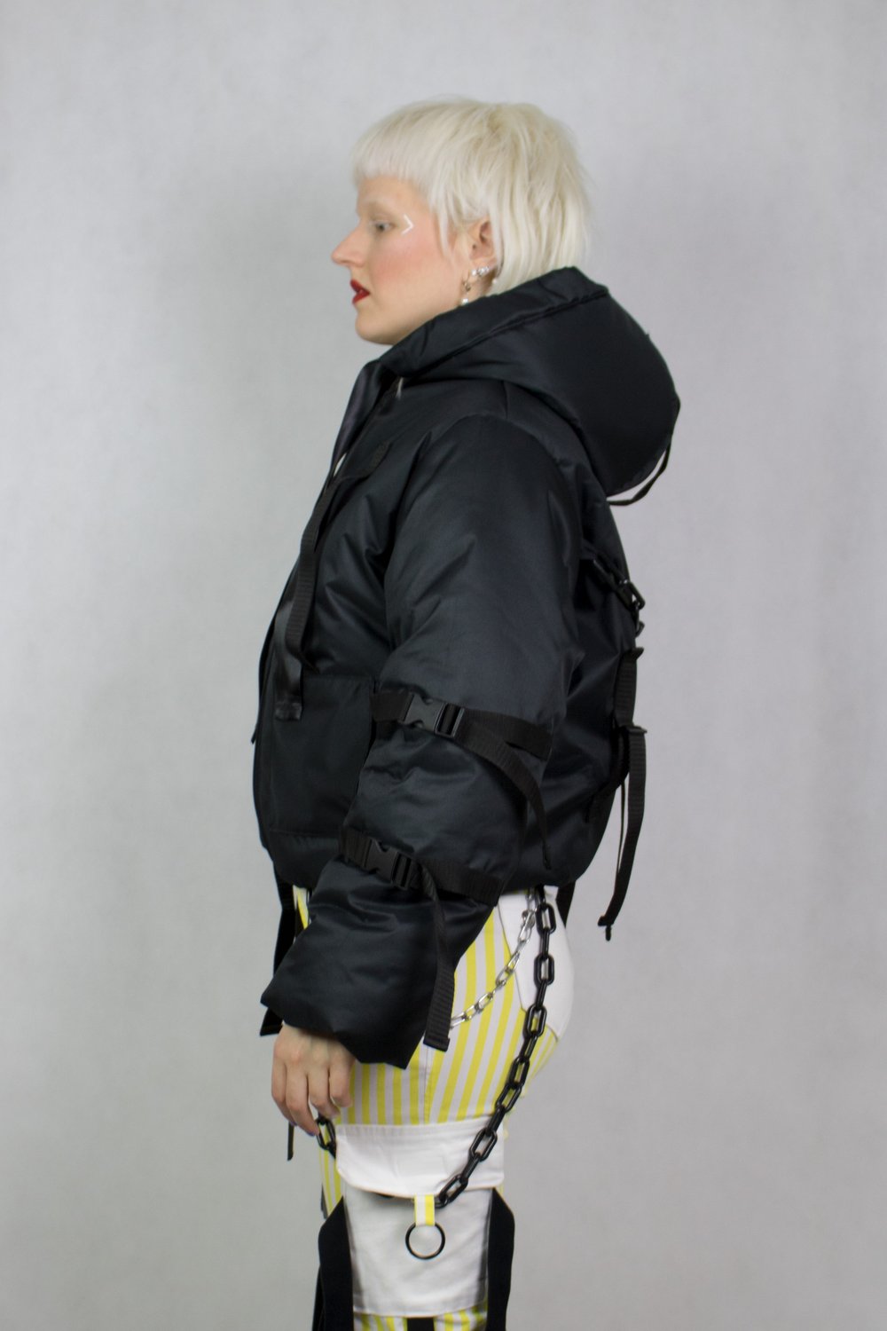 Image of Black Puffy Jacket