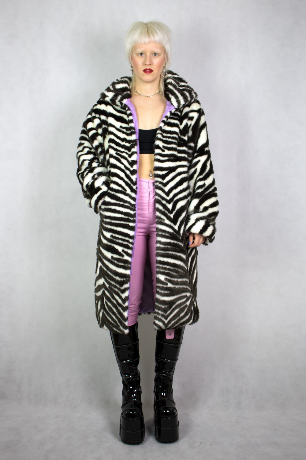 Image of Zebra Faux Fur