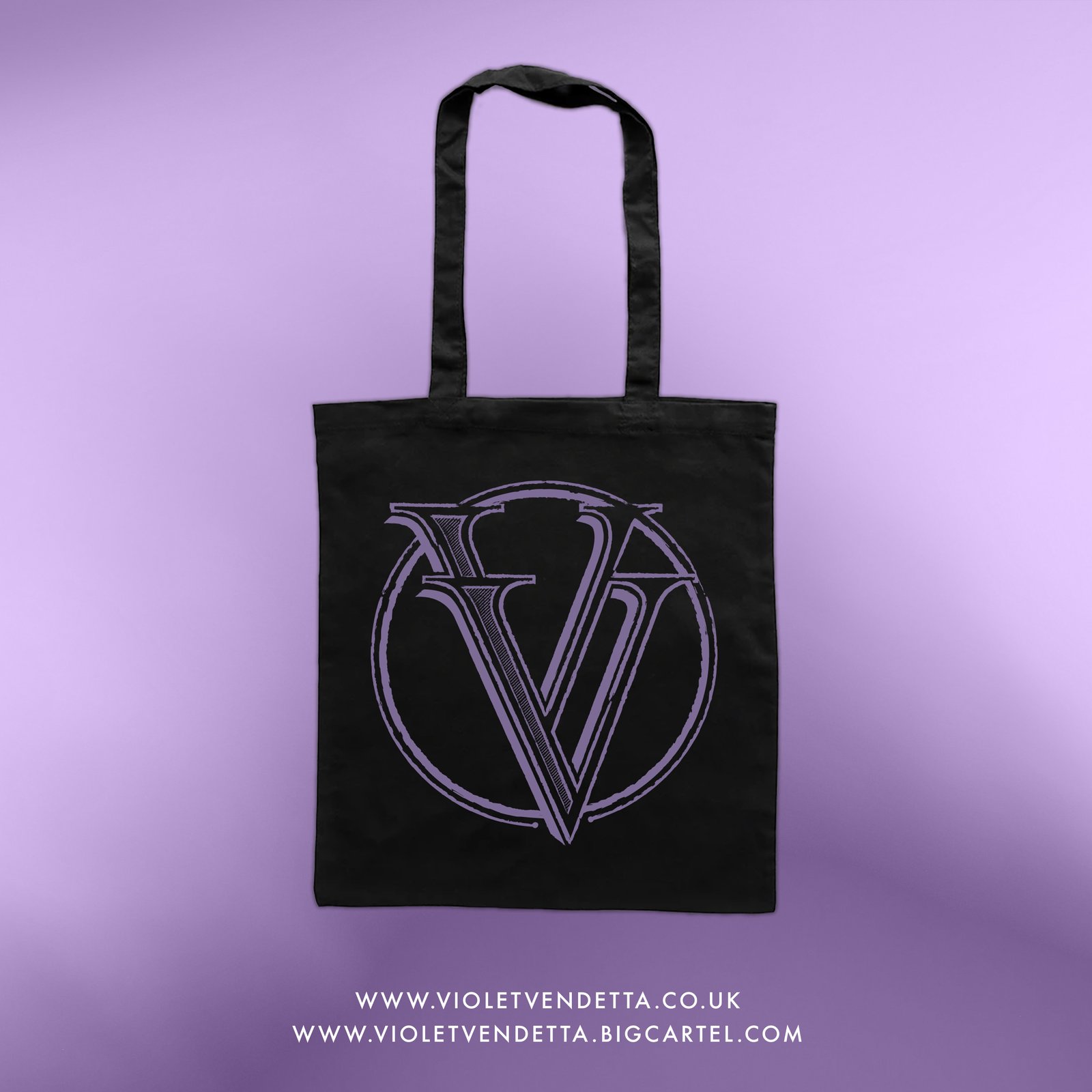 V.V. Emblem Tote Bag / VIOLET VENDETTA