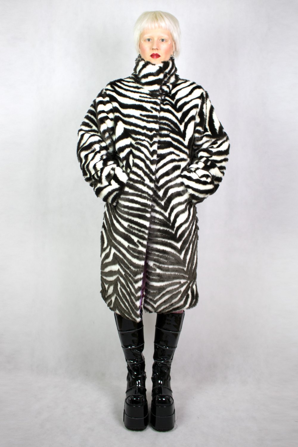 Image of Zebra Faux Fur