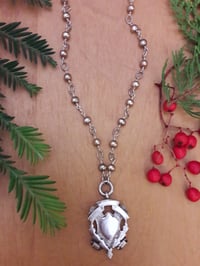 Image 2 of Scroll Fob with freshwater pearls, Item 6AH
