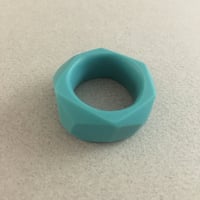 Image 2 of mint geometric ring 