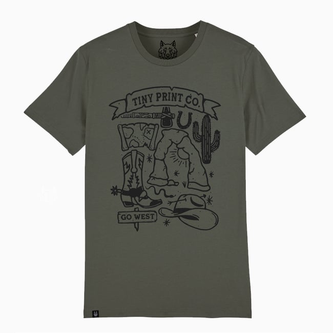 Go West T-Shirt Organic Cotton