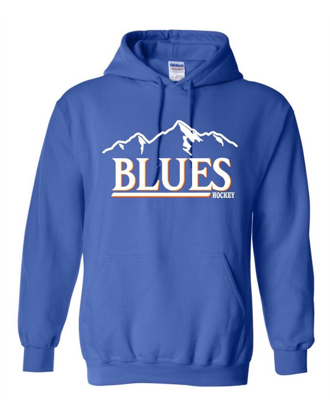 Image of Vintage Mountain Hoodie (Blue)