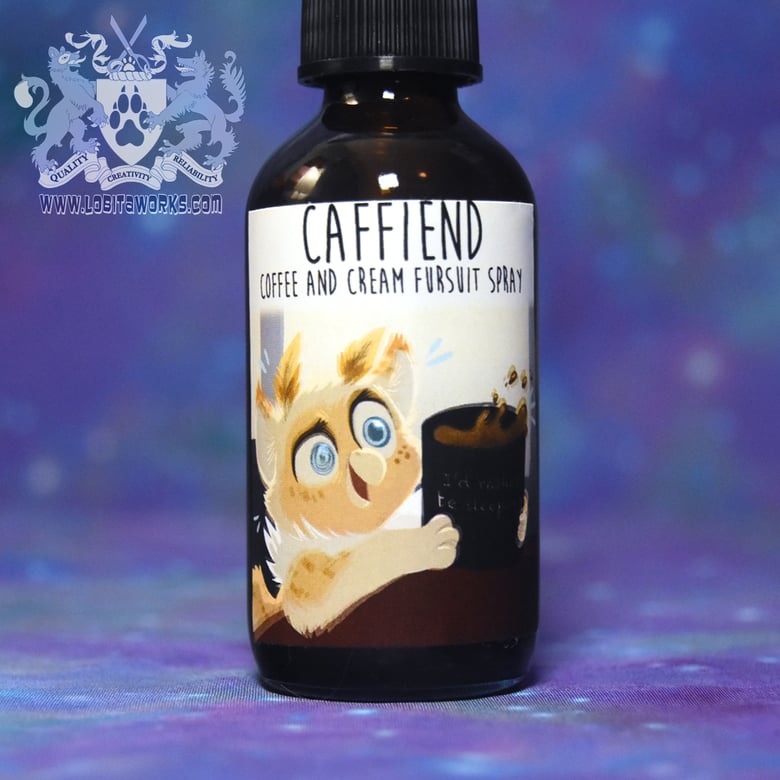 Image of Caffiend - 2 oz fursuit spray, coffee and cream scent