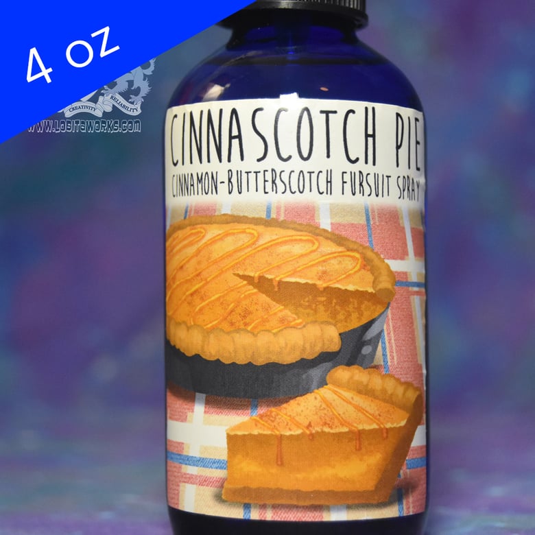 Image of Cinnascotch Pie - 4 oz fursuit spray, cinnamon + butterscotch scent