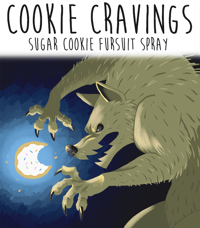 Image 2 of Cookie Cravings - 4 oz Fursuit Spray, sugar cookie scent