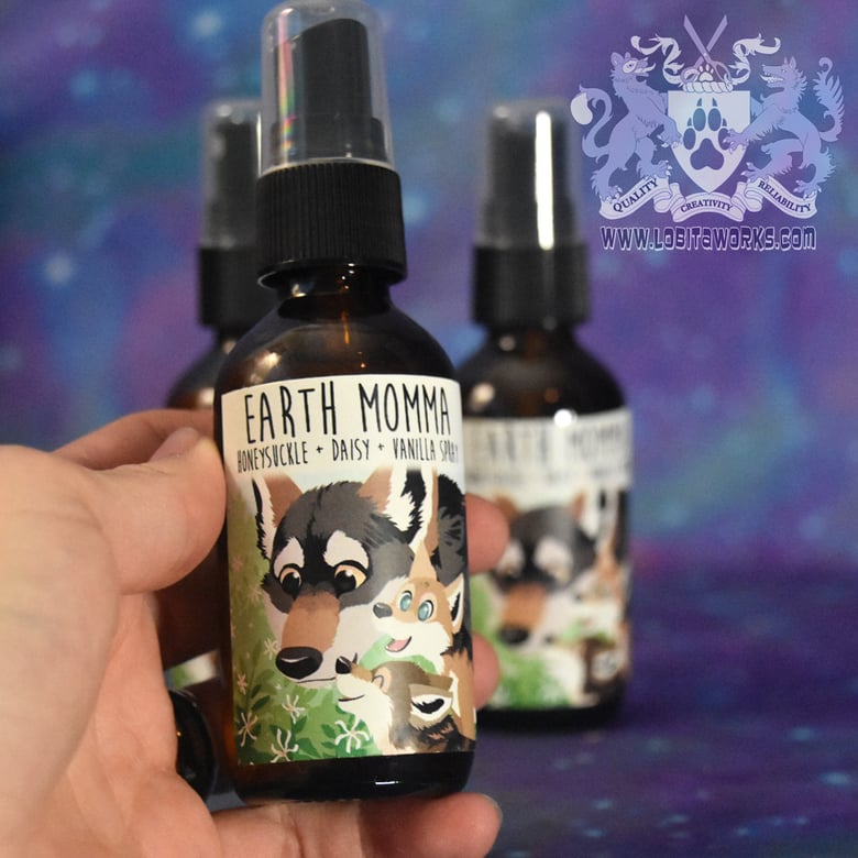 Image of Earth Momma - 2 oz Fursuit Spray, floral perfume scent