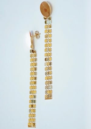 Image of Boucle d'Oreilles Longues / Long Earrings SEQUINS by LYE*