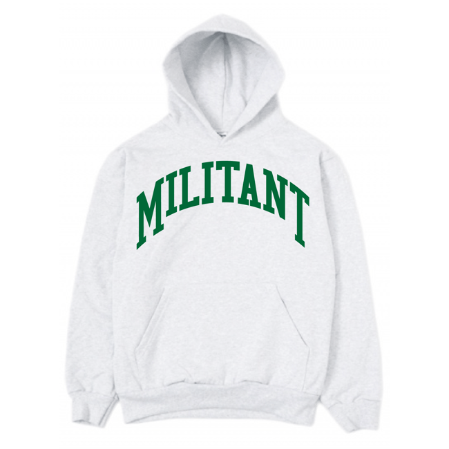 14oz Militant Grey Hoodie
