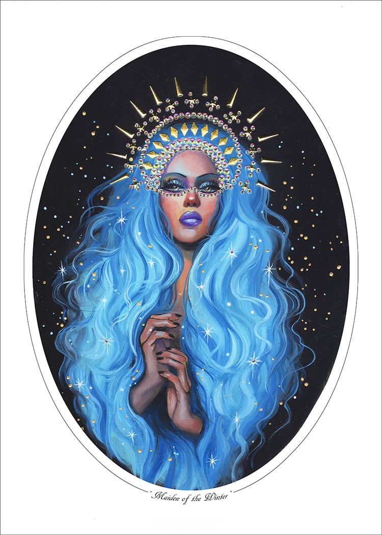 Image of "Maiden of the Winter" 5 x 7 in. Limited edition print 