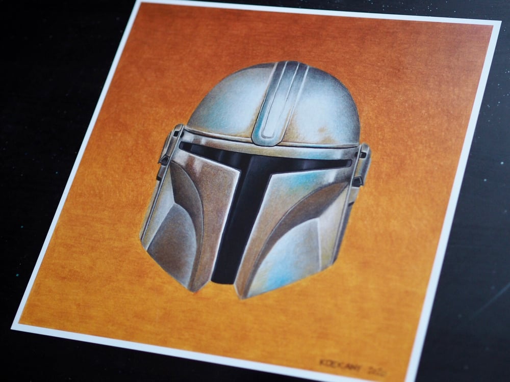 Image of 2019 Mandalorian Star Wars Fine Art Print 