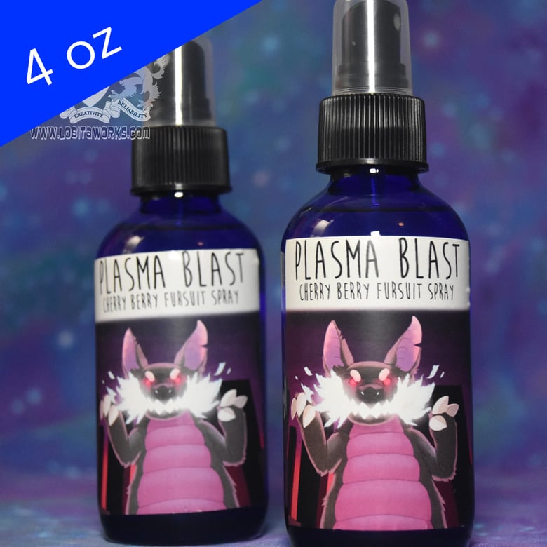 Image of Plasma Blast - 4 oz fursuit spray, cherry berry scent