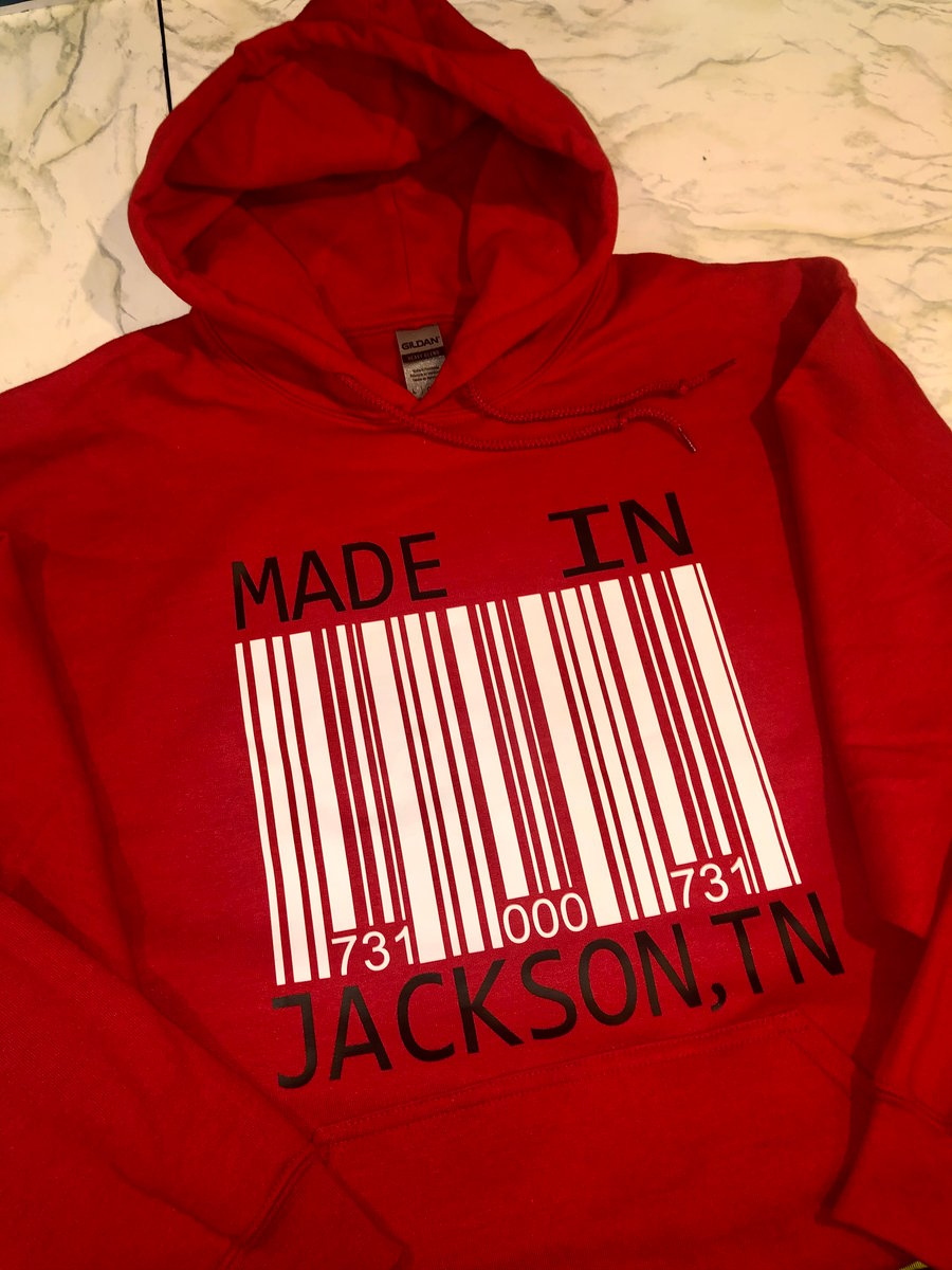 Image of Your Custom Hoodie "Made In" 