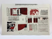 Image 1 of ANCIENT: "Civil War Casualties" • Set of 3 uncut sheets of very old, small cards I made in college