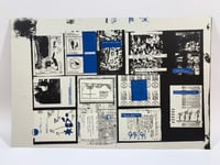 Image 3 of ANCIENT: "Civil War Casualties" • Set of 3 uncut sheets of very old, small cards I made in college