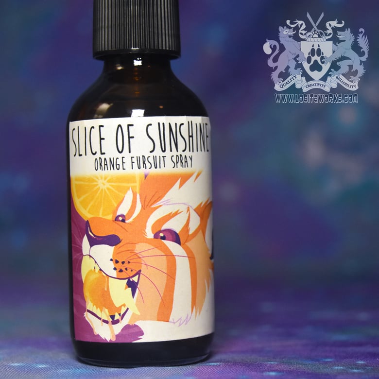 Image of Slice of Sunshine - 2 oz fursuit spray, orange scent