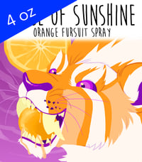 Image 1 of Slice of Sunshine - 4 oz fursuit spray, orange scent