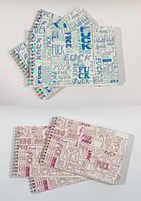 Image 3 of The F-BOMB Version of the Official Landland Test Print Notebook and/or Sketchbook