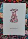 Denalis birthday cards - fabric 