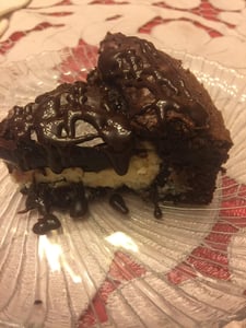 Image of Cheesecake stuffed Brownie