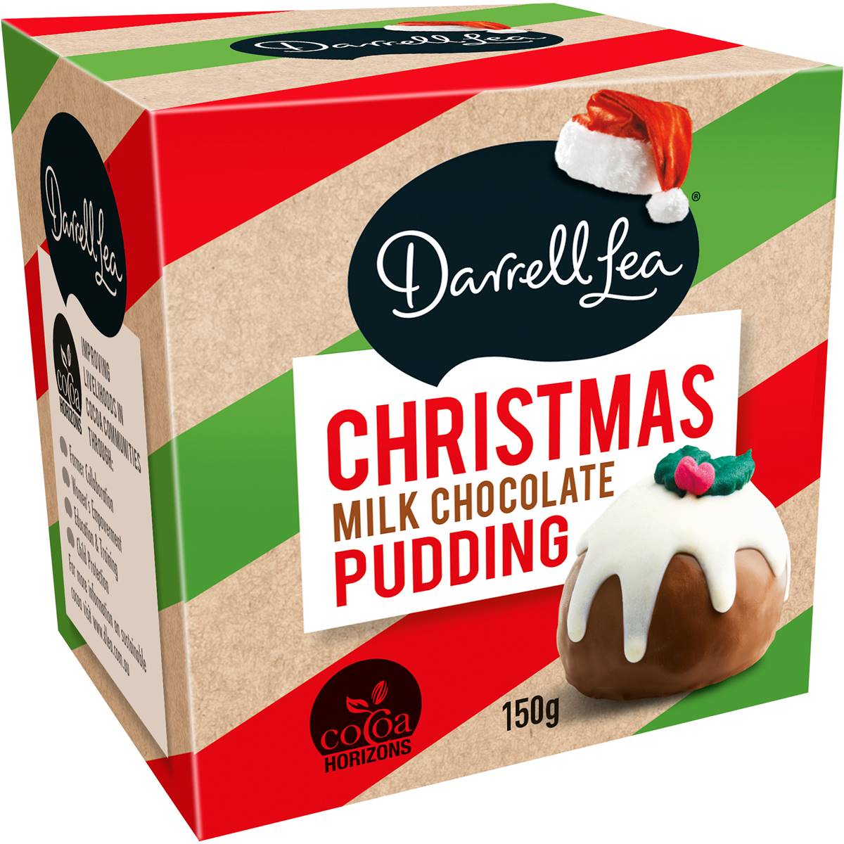 Image of Darrell Lea Christmas Nougat Pudding 150g