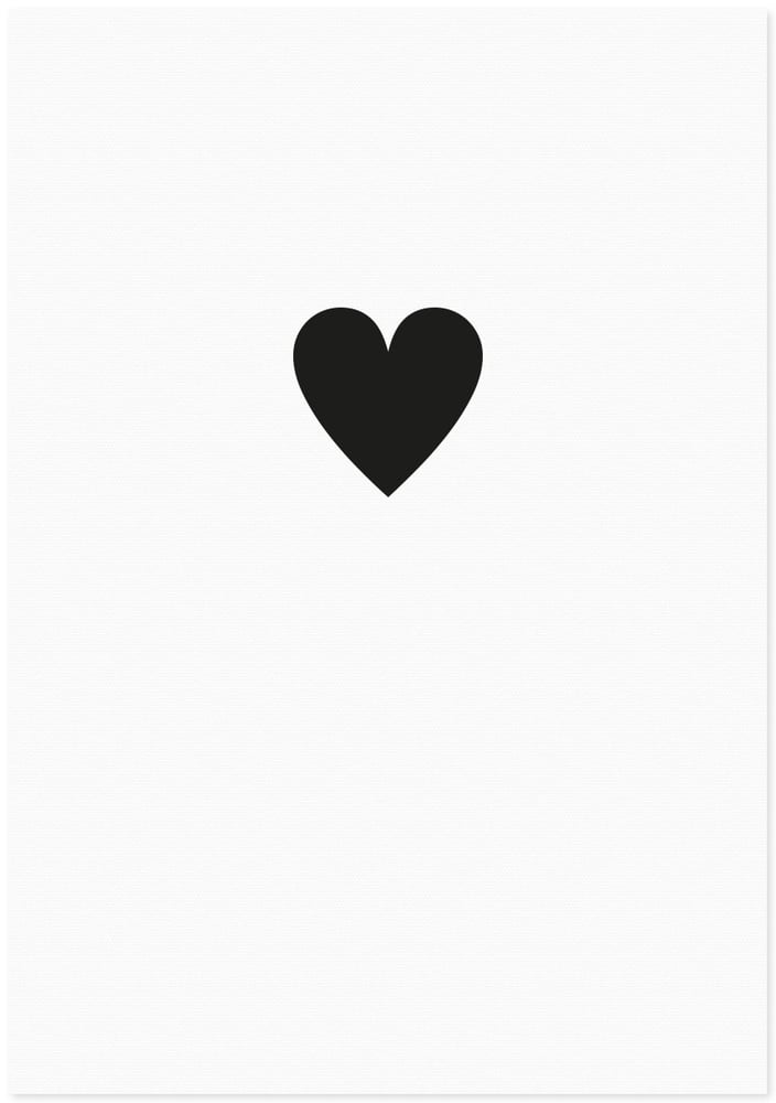 Image of LOVE HEART | SMALL BLACK