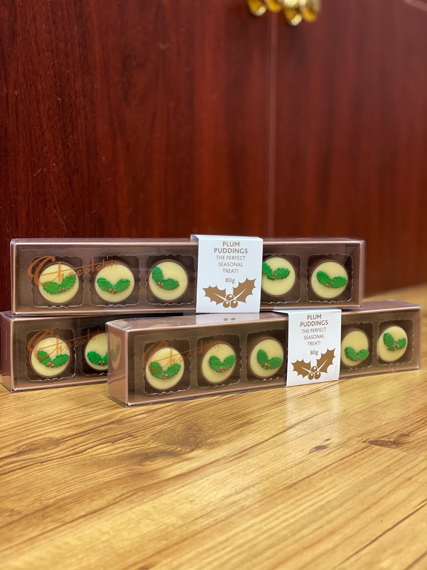 Image of Chocolatier Christmas Plum Puddings