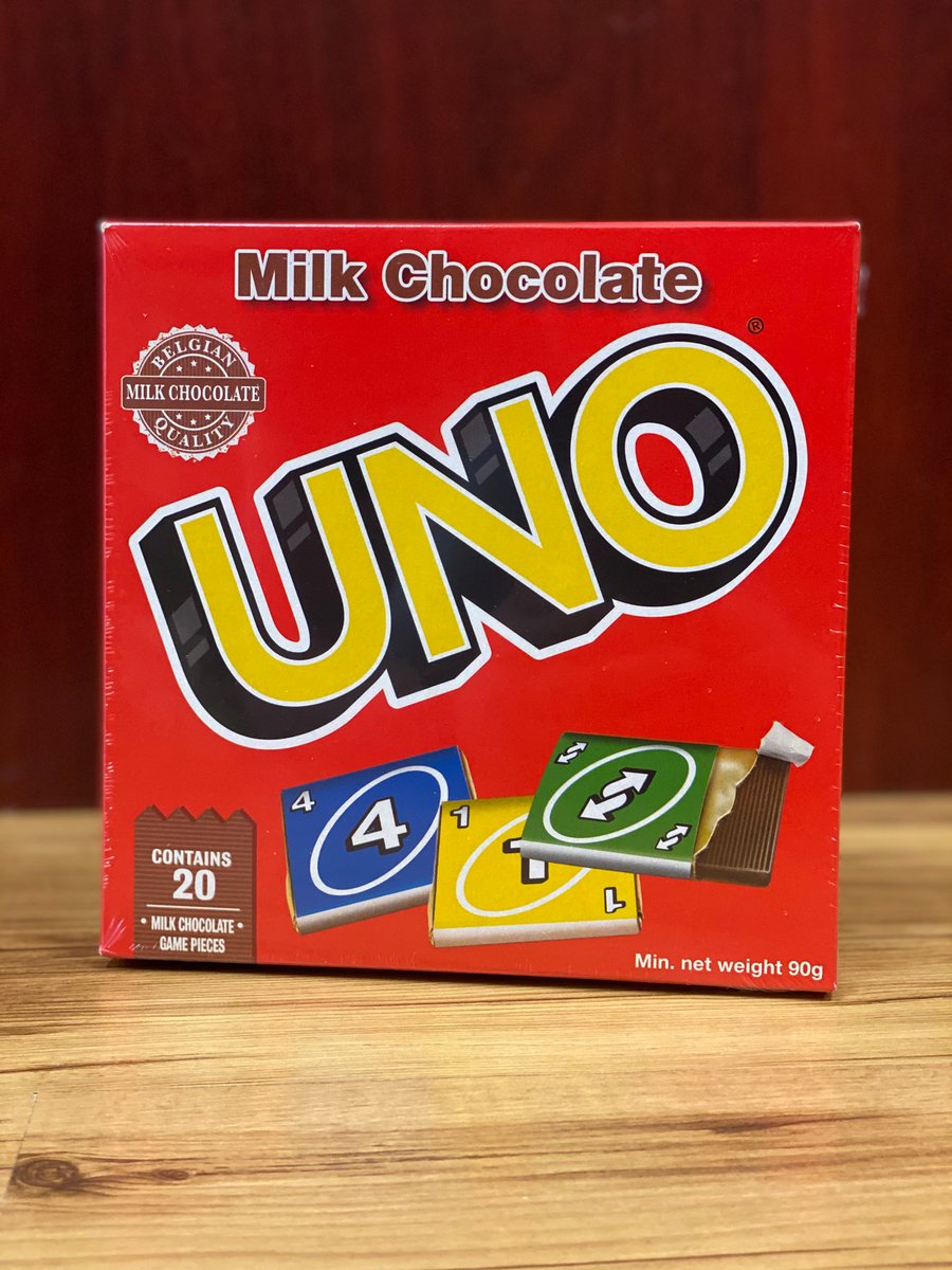 UNO Gamesformation Chocolate Games Darrell Lea Maitland