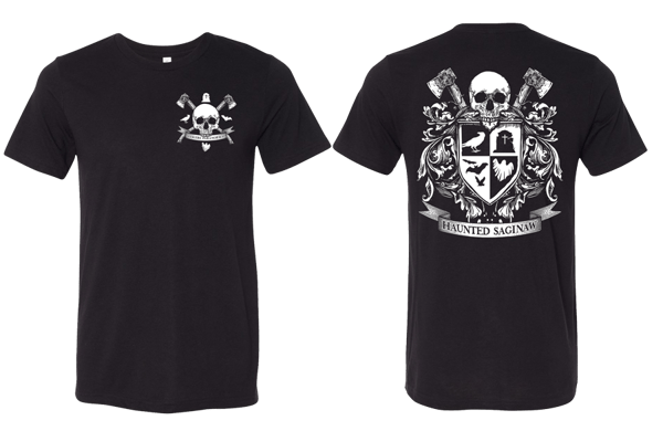 Image of Haunted Saginaw Crest T-shirt 