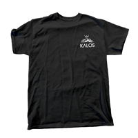 Kalos Small Logo Tee Black and White