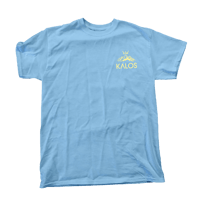 Kalos Small Logo Tee Blue And Yellow