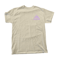 Kalos Small Logo Tee Tan And Lavender