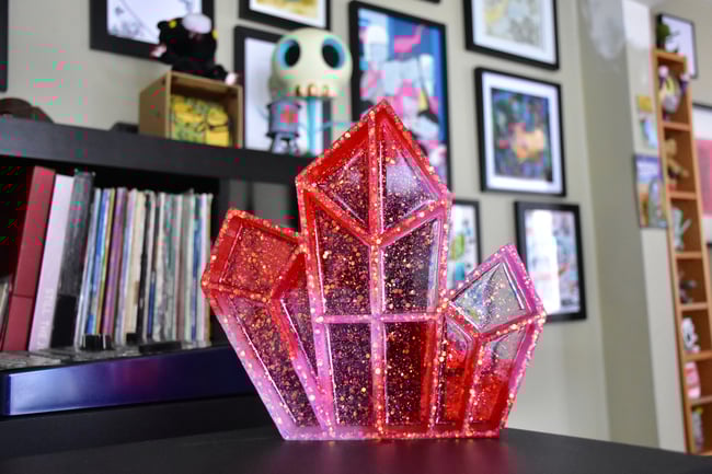 Candy Glass Crystal Shelf