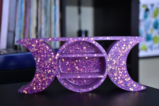 Show's Over Synergy Cresent Moon Shelf