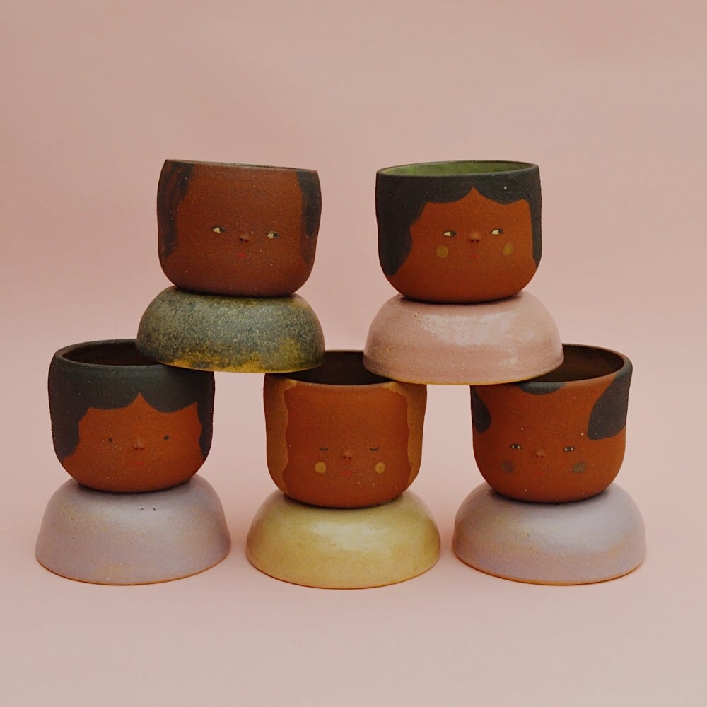 Image of Small Niña Planters- Sweet Potato Clay Color