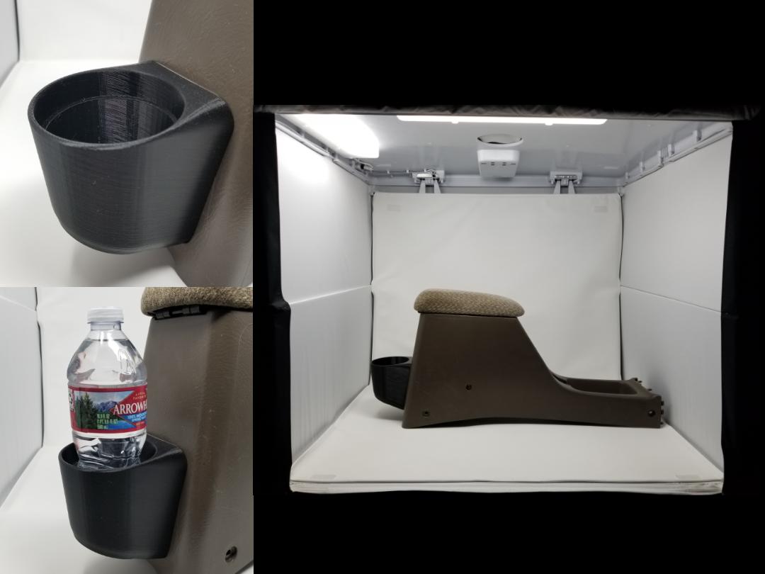 19962000 Honda Civic Arm Rest Cup Holder 3d Printed Car Parts by