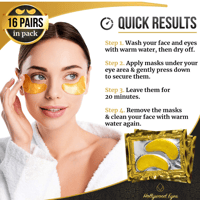 Image 4 of Golden Under Eye Mask